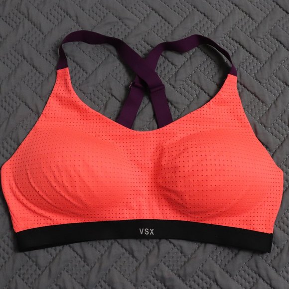 Victoria's Secret Other - Victoria’s Secret | VSX Coral Racerback Padded Sport Bra 36C